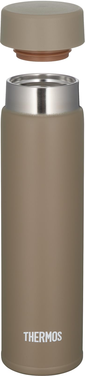 Thermos JOJ-181 OBW Water Bottle, Vacuum Insulated Pocket Mug, 6.1 fl oz (180 ml), Small Capacity Model, Olive Brown