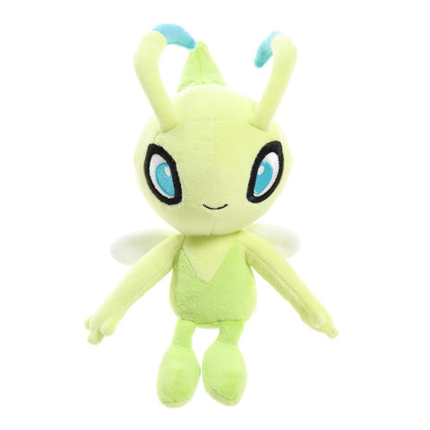 Sanei Boeki PP65 Pokémon All Star Collection Plush Toy, Celebi, Size S, W 3.7 x D 5.1 x H 8.7 in (9.5 x 13 x 22 cm)