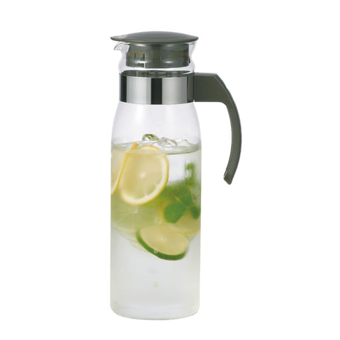 Hario RPLN-14-CGR​​ 附手柄玻璃飲料罐，1400ml，黑色
