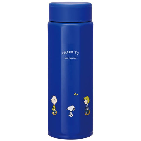 스케이터 (스케이터) STO5-A 스테인리스 스틸 머그 보틀, 500ml, 잡기 편한, 팔각형 단열 물병, 스누피