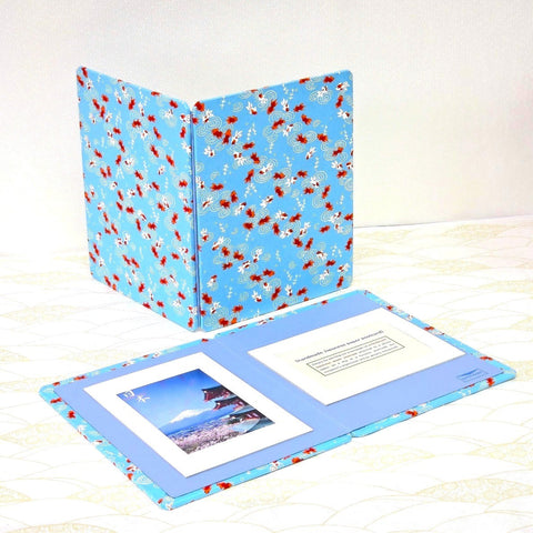 Goldfish Greeting Card & Standing Double Photo Frame
