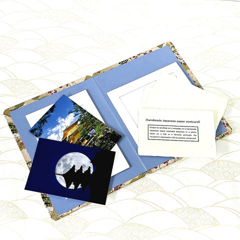 Three Friends of Winter [Pine, Bamboo & Plum] Greeting Card & Standing Double Photo Frame
