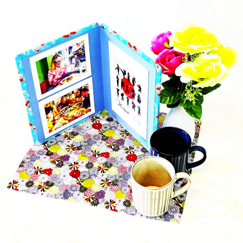 Goldfish Standing Double Photo Frame