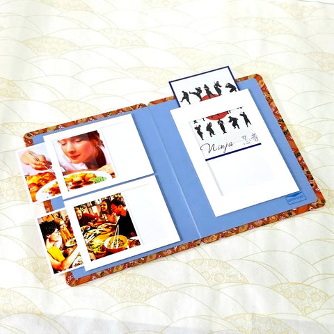 Seven Treasures of Harmony Standing Double Photo Frame