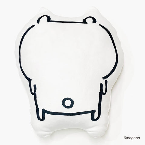 MORIPiLO 4620765 Morishita Body Pillow, Chiikawa, 11.8 x 13.8 inches (30 x 35 cm), Plush, Cushion, Small and Cute Guy, Character Goods, White