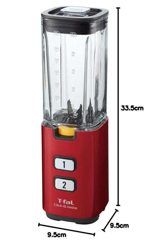 T-fal 特福 搅拌机 点击&品味 红宝石红 BL143GJP