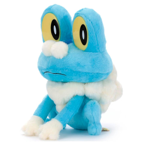 タカラトミーアーツ(TAKARATOMY A.R.T.S) 精灵宝可梦 宝可梦 君に決めた！宝可梦获得毛绒玩具 呱呱泡蛙 毛绒玩具高约18厘米