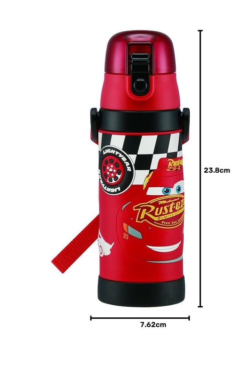 스케이터 (Skater) 어린이용 스테인리스 스틸 물병, 직접 마실 수 있는 물병, 480ml, 자동차, 어린이용, 경량 타입, 남아용 단열, 디즈니, 3D 프린트, 물병, 스포츠 보틀, 귀여운 물병, 어린이, 물병, 귀여운 물병, 어린이, 물병, 어린이, 물병 SDPV5-A