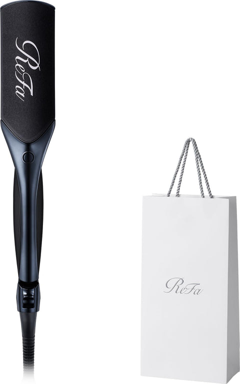 【公式ストア限定】リファパワーストレートアイロンプロ/ReFa POWER STRAIGHT IRON PRO（ブラック）ショッパー付き