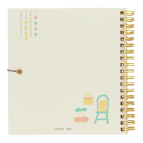Sun-Star Stationery mizutama 剪贴簿 戒指 复古图案 S8102910