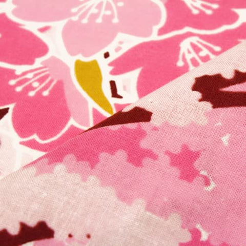染の安坊 手ぬぐい「こぼれ桜」 本染め 綿100% 特岡 日本製 35cm×100cm