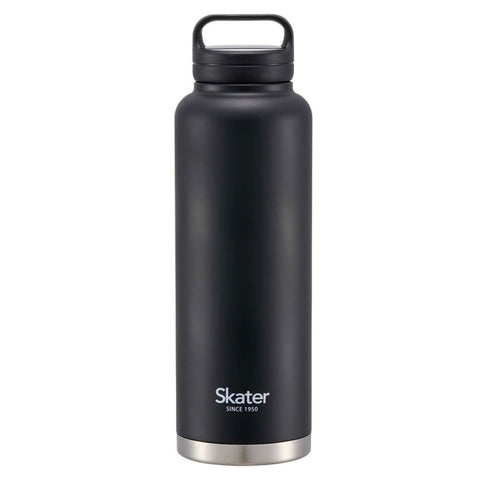 Skater STSC15-A Thermal Insulated Stainless Steel Mug Bottle, 59.1 fl oz (1,500 ml), Screw Handle Included, Skater Black