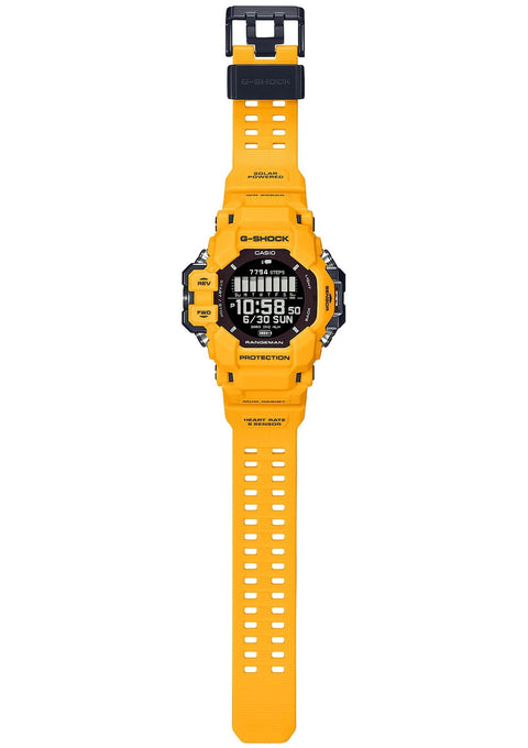 [カシオ] 腕時計 ジーショック RANGEMAN 【国内正規品】 GPS 心拍計 Bluetooth搭載 バイオマスプラスチック採用 GPR-H1000-9JR メンズ イエロー