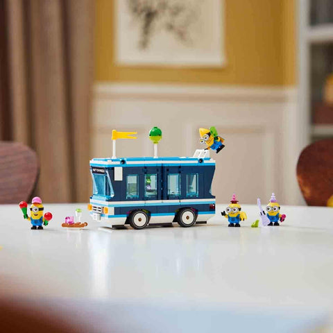 LEGO 75581 Minions Minions Music Party Bus Toy Toy Present, Blocks, Girls, Boys, Children, 6, 7, 8, 9, Elementary School Students, Minions Fever, Minions Movies, Despicable Me Goods,