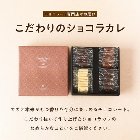 VANILLABEANS (バニラビーンズ) ショコラカレ (32枚入 個包装) チョコレート お菓子 バレンタイン バレンタインデー ご褒美 スイーツ チョコ ※賞味期限は発送日から30日程度
