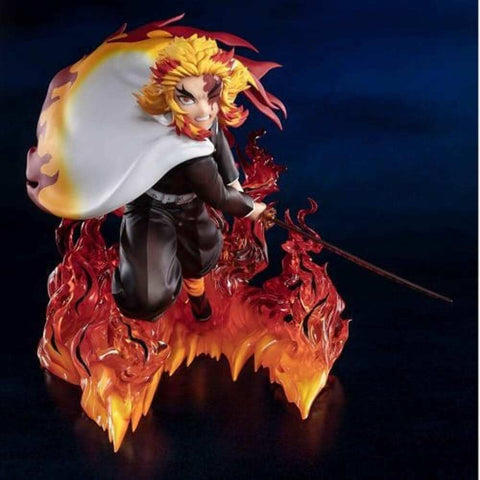 타마시 네이션스 피규어츠 제로 데몬 슬레이어: 렌고쿠 쿄쥬로 파이어 필라 약 150mm PVC/ABS 사전 도장 컴플리트 피규어