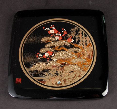 まえじゅう漆器 松竹梅 6.0 都三段重(B) 7R-615