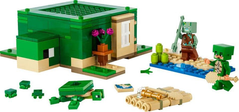 レゴ(LEGO) マインクラフト カメのビーチハウス おもちゃ 玩具 誕生日 プレゼント ブロック 女の子 男の子 子供 8歳 9歳 10歳 小学生 マイクラ Minecraft グッズ 動物 生き物 21254