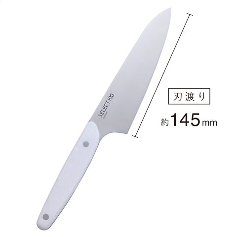 貝印 KAI 廚房 刀 菜刀 中型 145mm SELECT100 可用洗碗機清洗 廚房用具 AB5060