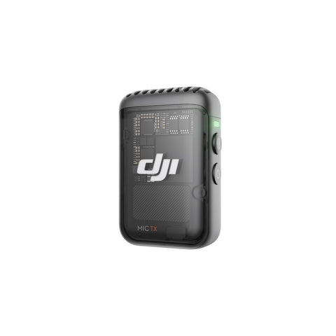 DJI Mic 2 トランスミッター（シャドーブラック） スマートノイズキャンセリング付きワイヤレスマイク 14時間内部収録 バッテリー駆動 最大6時間 マグネット着脱式 Bluetoothマイク Vlog