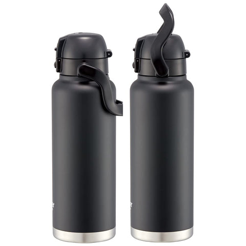 Skater STD12H-A Direct Bottle with Handle, 47.2 fl oz (1,200 ml), Black