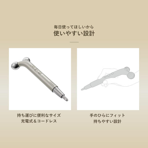 ヤーマン 美顔器 WAVY ニードルリフトポインター ローラー EMS 美容液 フローレスセラム ハイドレイティング セット YJFD3NAM2 ゴールド ステッカー付【Amazon.co.jp限定】