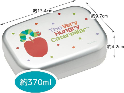 スケーター(Skater) アルミ製 弁当箱 370ml 子供用 保温庫対応 ランチベルト付き 日本製 はらぺこあおむし 男の子 女の子 ALB5NV