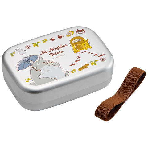 Skater ALB5NV-A My Neighbor Totoro Cat Bus Lunch Box, 12.5 fl oz (370 ml), Aluminum, Compatible with Thermal Storage Box, For Kids, Lunch Belt, Made in Japan