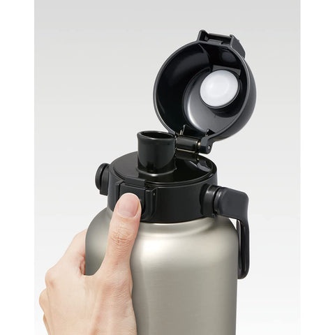 Skater STD15H-A Direct Bottle with Handle, 50.9 fl oz (1,500 ml), Silver