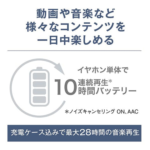 Technics Technics 无线耳机 EAH-AZ100-K 黑色 磁性流体 生物音质 蓝牙 降噪 3台多点 IPX4 LDAC 对应 高分辨率音质播放 支持快速充电应用程序