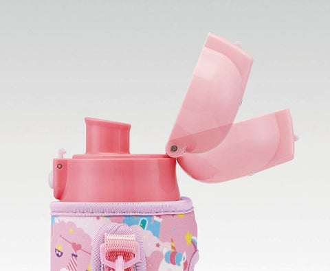 スケーター(Skater) 直飲み ステンレス 水筒 470ml ボトルカバー付き ユニコーン 女の子 KSDC4
