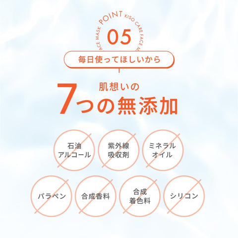KisoCare 面膜 蛋白聚醣 30錠 獨立包裝 光澤保濕 水潤的寶寶肌膚 飽滿美容液 高貼合度 日本製造 面膜