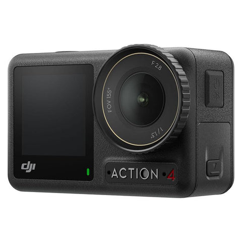 DJI Osmo Action 4 Adventure Combo Action Camera, 4K/120 FPS, Waterproof, 1/1.3-inch Sensor, 10-Bit and D-Log M, 155º Ultra Wide Angle FOV, Up to 7.5 Hours of Life, 3 Batteries Ideal for Vlogging