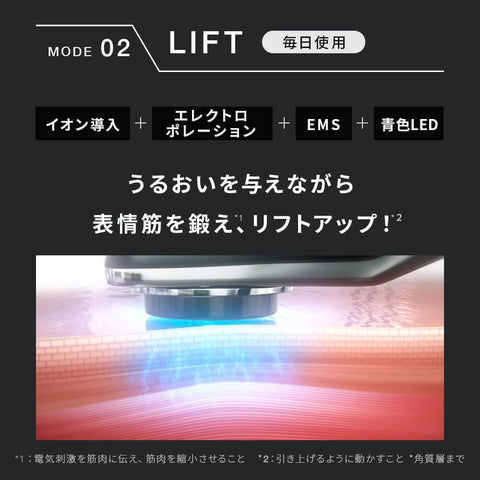 Bright ELEKI LIFT Pink (Facial Beauty Device, EMS, Face Care, Lift-Up, Salon Grade, Aging Care, Dry Fine Lines Care, Ki Sasaki)