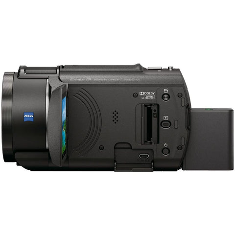 SONY(ソニー) 4K ビデオカメラ Handycam FDR-AX45A(2022年モデル) ブラック 内蔵メモリー64GB 光学ズーム20倍 空間光学手ブレ補正 FDR-AX45A B