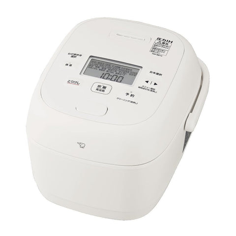 Zojirushi NW-BA10-WA Pressure Induction Rice Cooker, 5.5 Cook Super Cooker, White