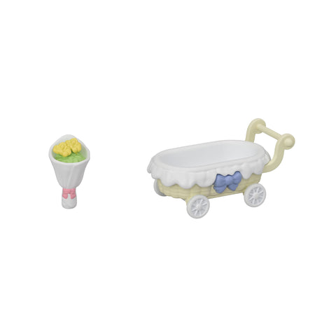 EPOCH Sylvanian Families FS-50 Flora Rabbit Family Dolls, Safety Toy Mark Certified, Toy for Ages 3 Years and Up, Dollhouse