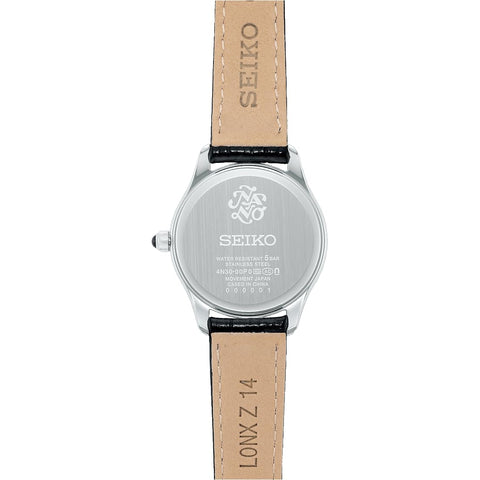 Seiko 精工手錶 精工 精選 nano・universe 聯名款 圓形, 錶殼:銀色、錶盤:銀色、錶帶:黑色, 圓形石英。
