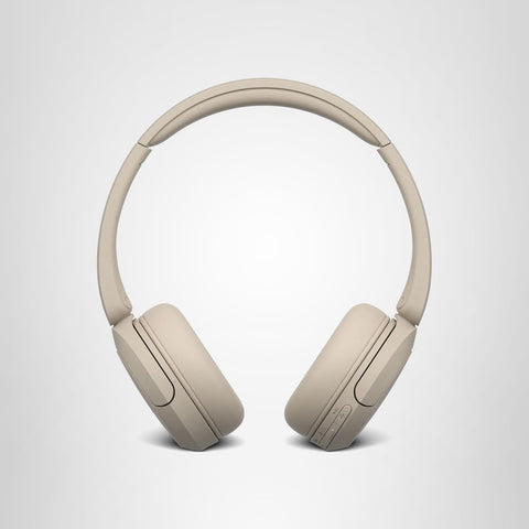 Sony Wireless Headphones WH-CH520: Bluetooth Compatible/Lightweight Design: Approx. 5.1 oz (147 g) / Compatible with a Dedicated App to Customize Your Favorite Sound Quality "Equalizer" Settings/Beige