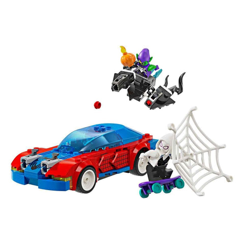 レゴ(LEGO) スーパー・ヒーローズ スパイダーマンのレースカーとヴェノム化したグリーン・ゴブリンの対決 おもちゃ 玩具 プレゼント 誕生日 ブロック クリスマス 男の子 女の子 子供 7歳 8歳 9歳 小学生 マーベル グッズ フィギュア 76279