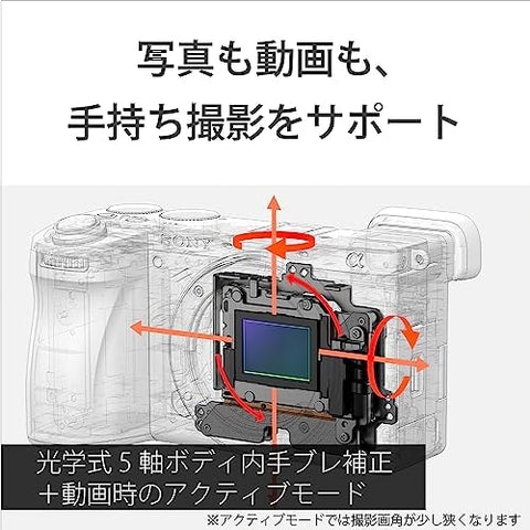 Sony ILCE-6700M APS-C Mirrorless SLR Camera α6700 High Magnification Zoom Lens Kit (Included Lens: SEL18135), Black