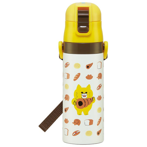 Skater SDC4-A Children's Friendly Lightweight Stainless Steel Water Bottle, 16.5 fl oz (470 ml), For Kids, Direct Drinking Sports Bottle