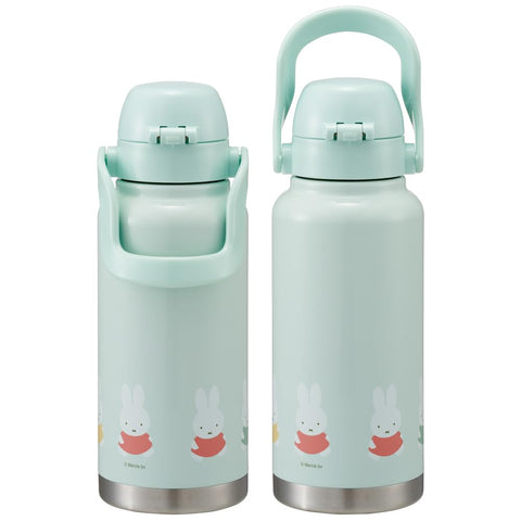 Skater STD10H-A Stainless Steel Direct Bottle with Handle, 33.8 fl oz (1,000 ml), Miffy