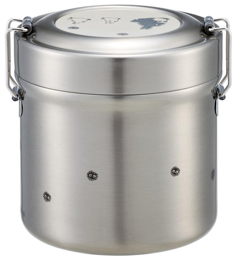 Skater STLB1AG-A Thermal Lunch Box, My Neighbor Totoro, March, 20.3 fl oz (600 ml), Bowl Shape, Antibacterial, Vacuum, Stainless Steel