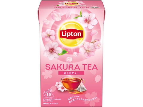 Lipton Sakura Tea Bags, Flavored Tea, 15 Bags x 6 Packs