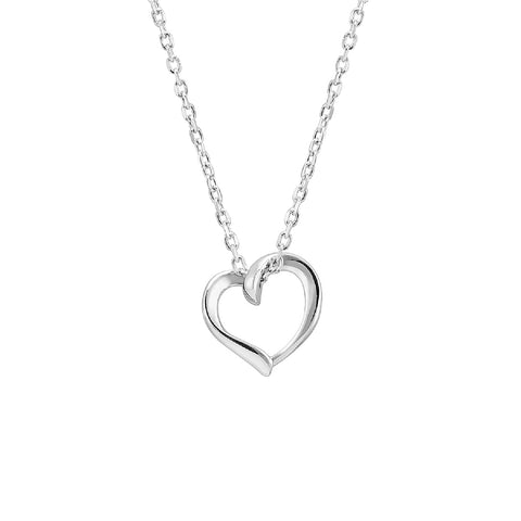 Yondo Sea 111924121801 Women's Eternal Silver Necklace, Small, Silver, Garnet