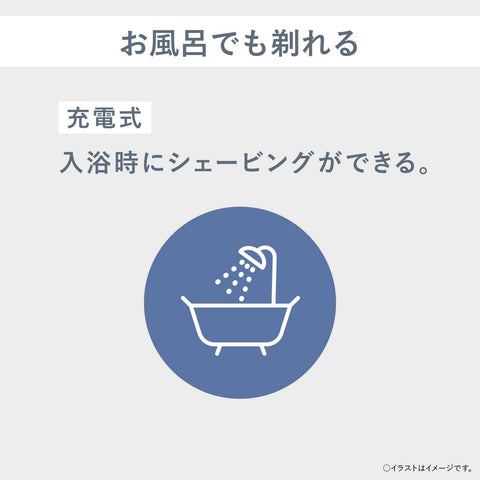 Panasonic松下 男士剃须刀 3层刀片 USB充电型号 深海军蓝 ES-RT1AU-A