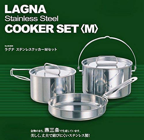 CAPTAIN STAG Laguna Barbecue Set, Stainless Steel