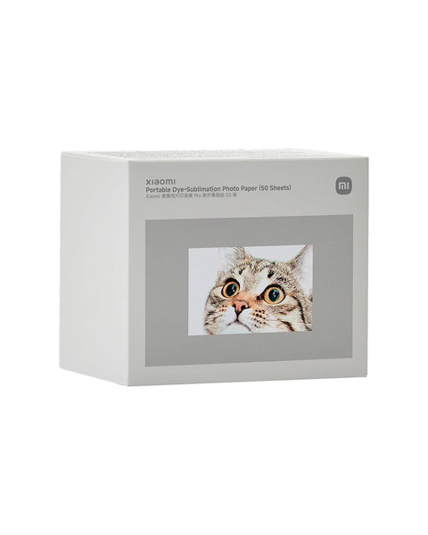 Xiaomi 便攜式昇華型相紙 50張 即時照片印刷 高精細 自動層壓 3英寸快樂照片