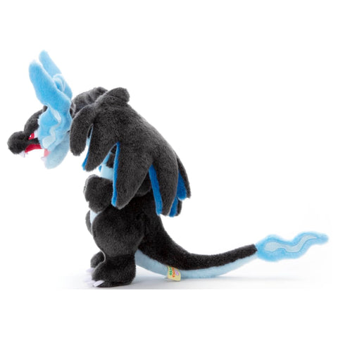 TAKARATOMY A.R.T.S Pokémon: I Choose You! Pokémon Get Plush Toy, Mega Charizard X, Width Approx. 13.8 inches (35 cm)